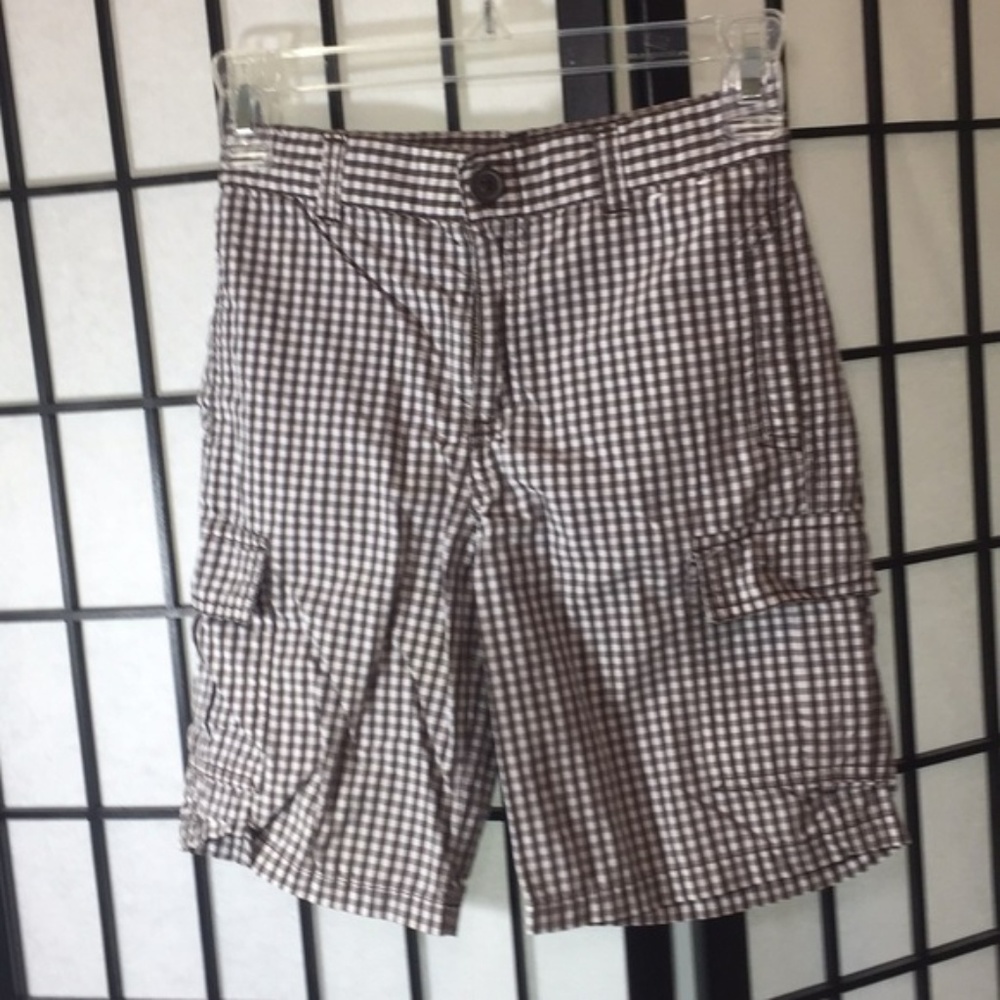 Brown & White Gymboree Shorts 7